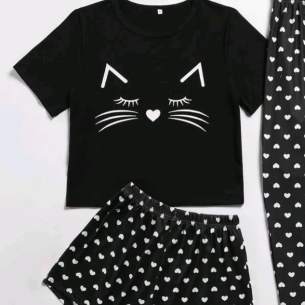 Women PJ 3 piece set